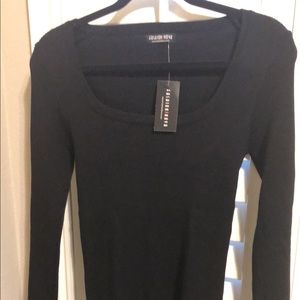 Long Sleeve ribbed mini dress